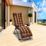 67x22in Chaise Lounger Cushion Recliner Rocking Chair Sofa Furniture & Decor - Tophatter Daily Deals