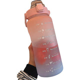 68 Oz Water Bottle with Time Marker Outdoor Recreation - Tophatter Daily Deals