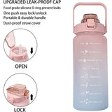 68 Oz Water Bottle with Time Marker Outdoor Recreation - Tophatter Daily Deals