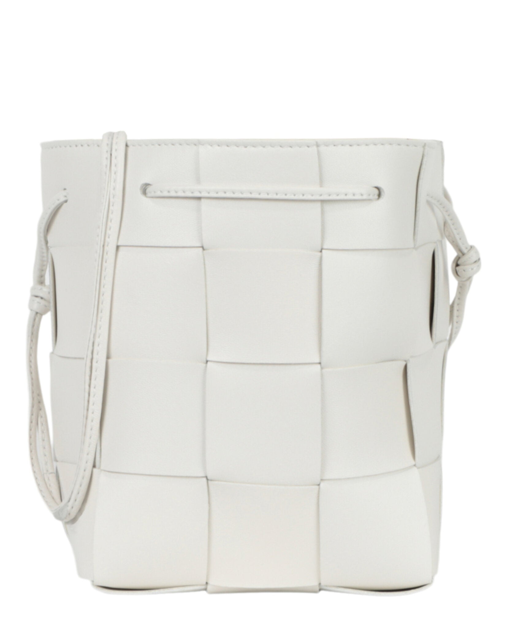 Bottega Veneta Small Cassette Bucket Bag White-680218-VCQC4-9009-10002-NS Bags - Tophatter Daily Deals