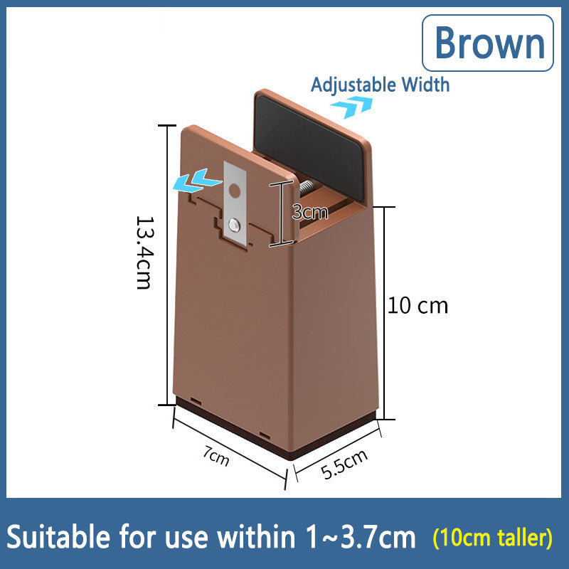 Adjustable Furniture Height Pad Brown C 2PCS 0 - Tophatter Daily Deals
