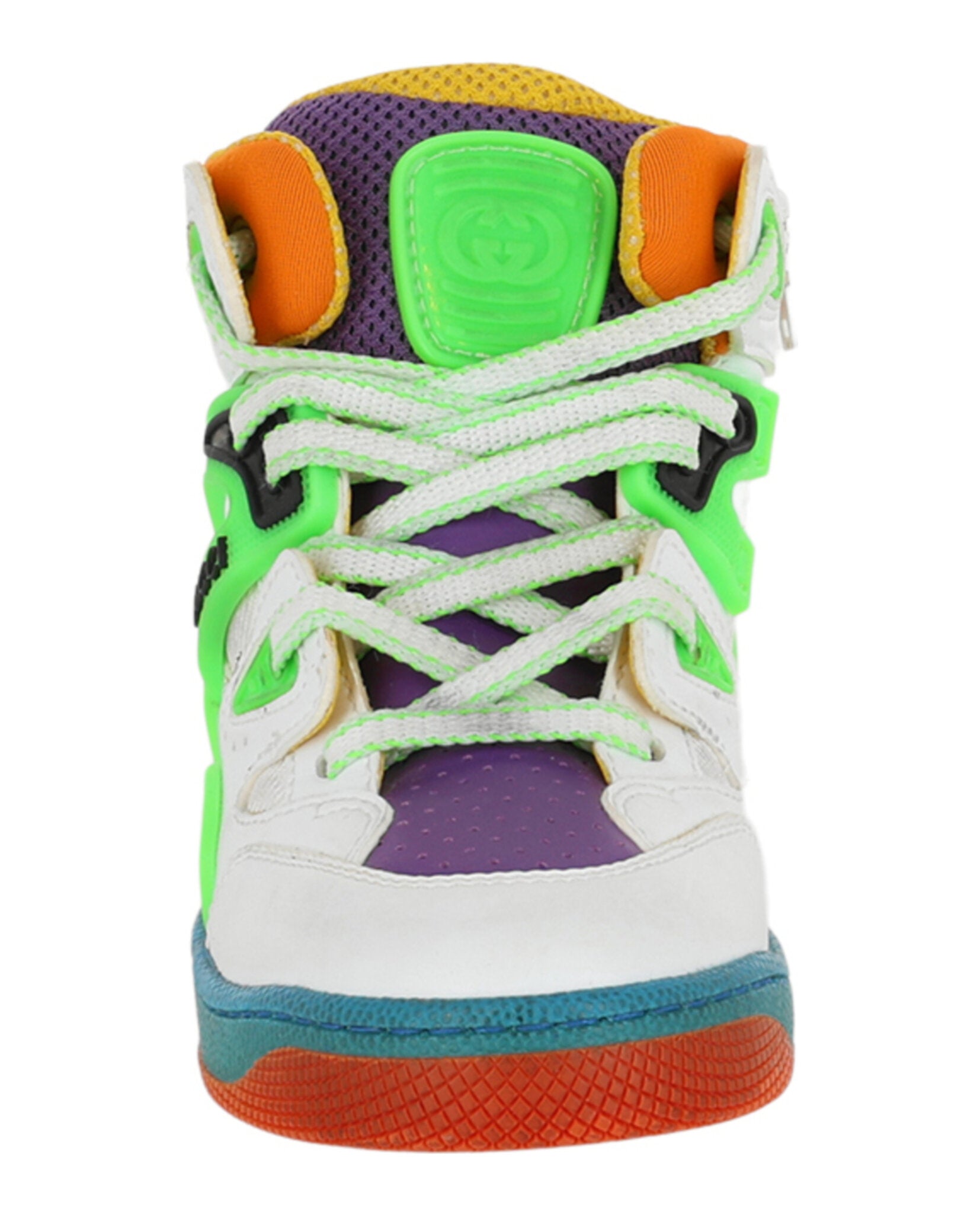 Gucci Colorblock High-Top Sneakers Footwear - Tophatter Daily Deals