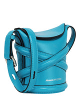 Alexander McQueen Mini Curve Leather Bucket Bag Bags - Tophatter Daily Deals
