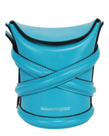 Alexander McQueen Mini Curve Leather Bucket Bag Bags - Tophatter Daily Deals
