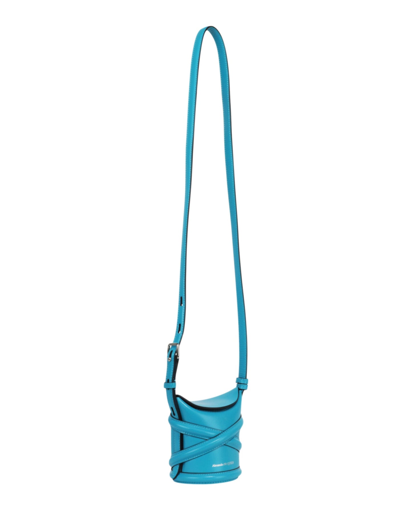 Alexander McQueen Mini Curve Leather Bucket Bag Bags - Tophatter Daily Deals