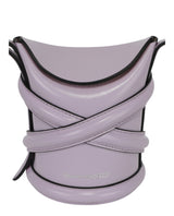 Alexander McQueen Mini Curve Leather Bucket Bag Bags - Tophatter Daily Deals
