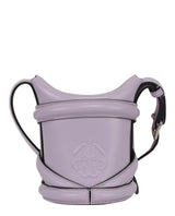 Alexander McQueen Mini Curve Leather Bucket Bag Bags - Tophatter Daily Deals