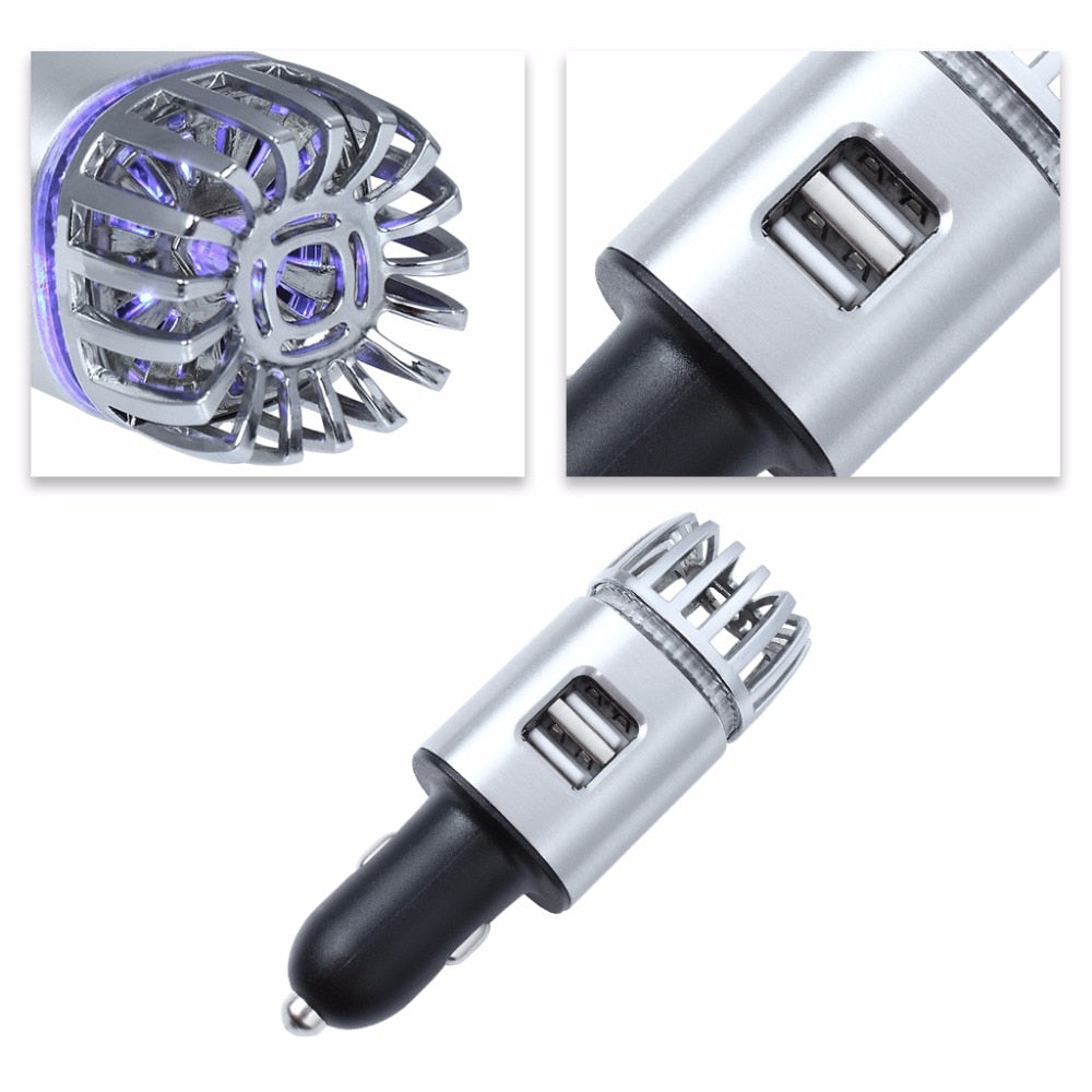 2 in 1 Car Charger Air Purifier 0 - Tophatter Daily Deals
