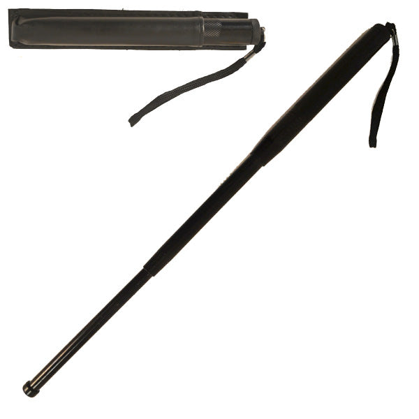 19 Inch Low Cost Expandable Baton with Sheath Made In China - TOPHATTER'S ARMORY DEALS Collectible Weapons - Tophatter Daily Deals