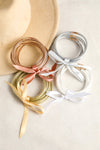 Yellow Glitter Bowknot Layered Jelly Bracelet Bracelets - Tophatter Daily Deals