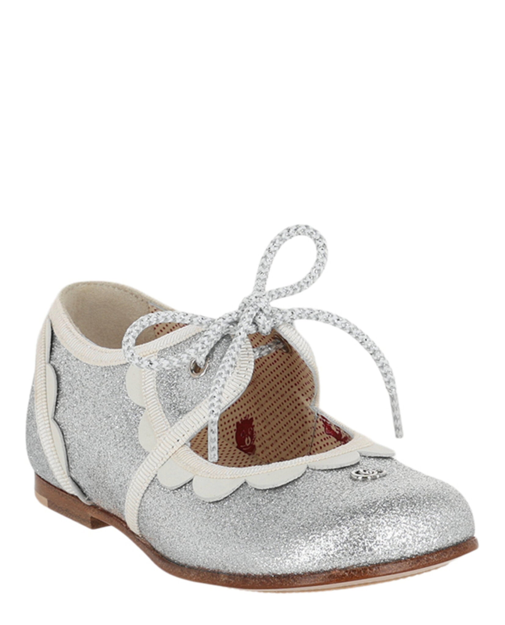 Gucci Glitter Scalloped-Trim Dress Shoes Footwear - Tophatter Daily Deals