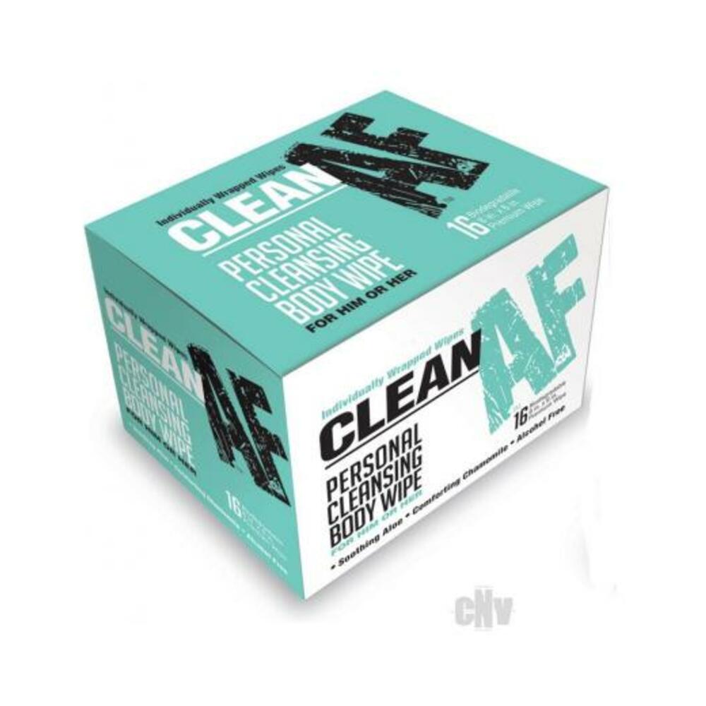 Clean Af Wipes Box Of 16 - Tophatter Daily Deals