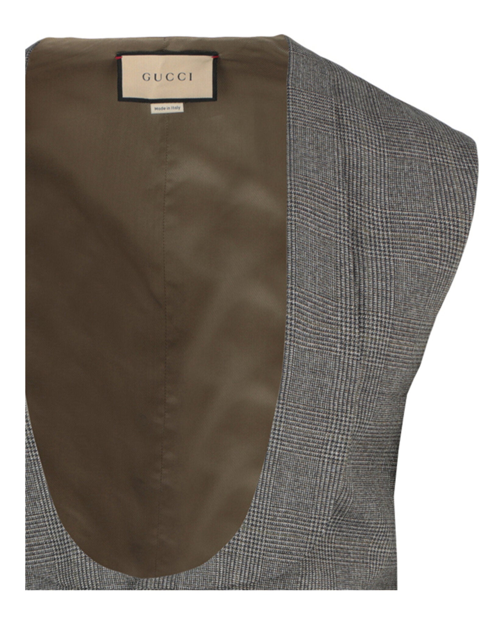 Gucci Plaid Tailored Vest Vests - Tophatter Daily Deals
