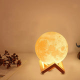 3D Printing Moon Night Table Lamp Chinese Valentine's Day Gift 0 - Tophatter Daily Deals
