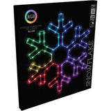 Snowflake LED RGB Light | 90 LED Colour Changing Star Decoration - 50x43cm LED Light - Tophatter Daily Deals