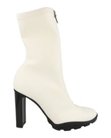 Alexander McQueen Slim Tread Boot White Black Footwear - Tophatter Daily Deals