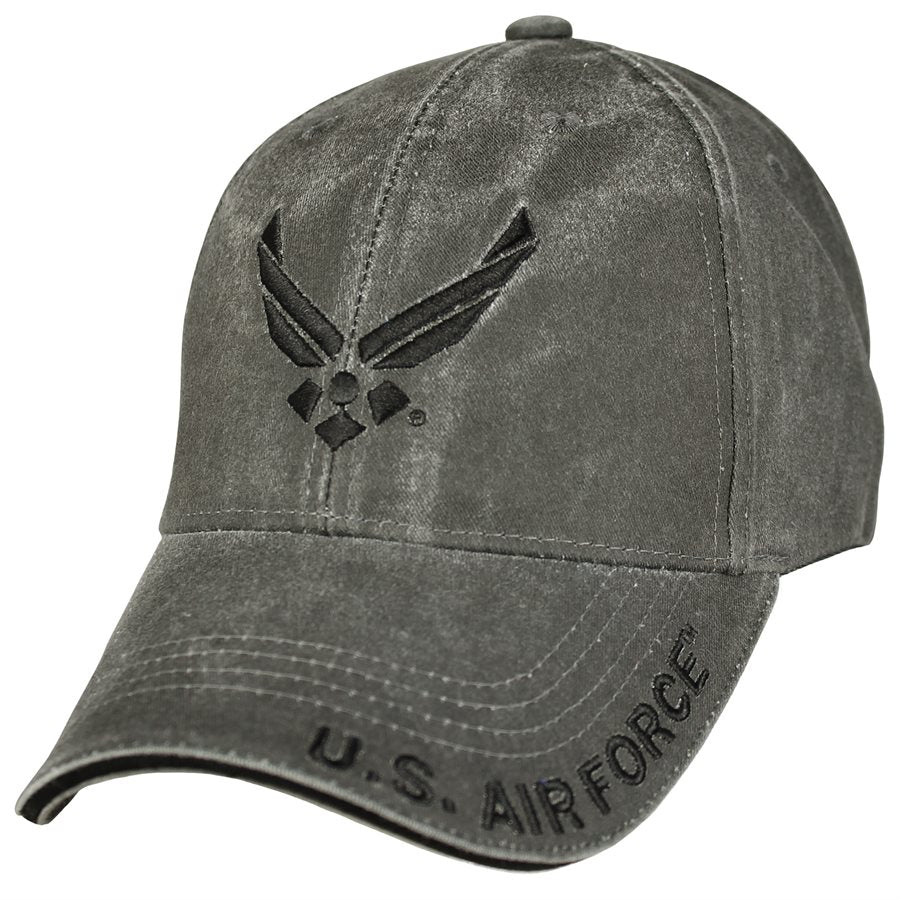 CAP- US AIR FORCE WASHED BLACK - Tophatter Daily Deals