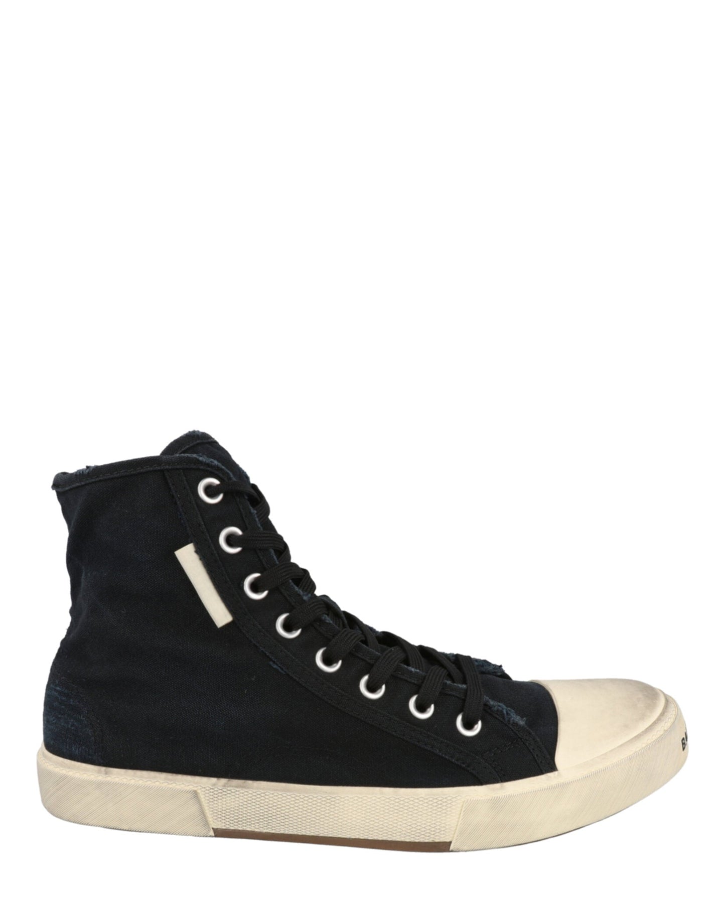 Balenciaga Paris High-Top Sneakers Black White Footwear - Tophatter Daily Deals