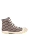 Balenciaga Paris Monogram High Top Sneakers Grey Footwear - Tophatter Daily Deals