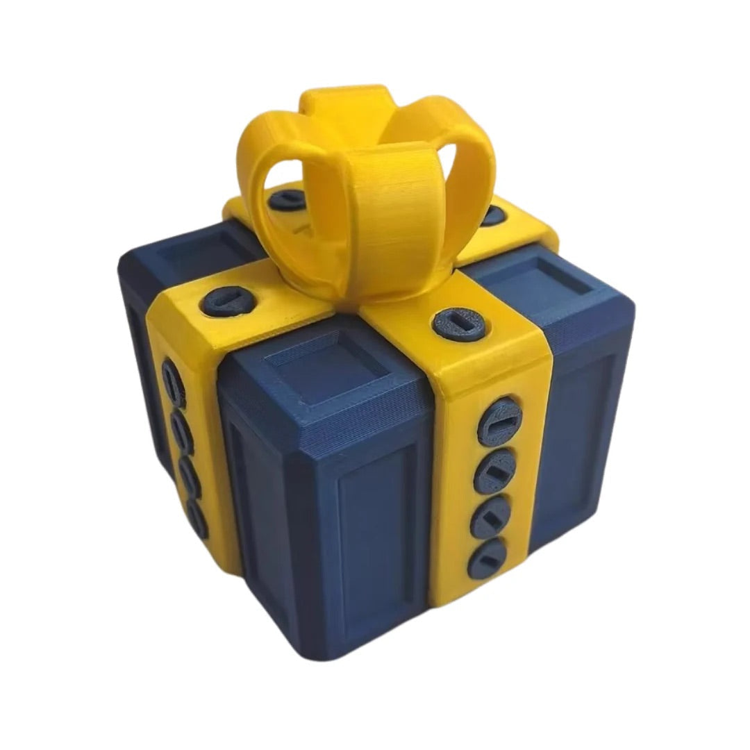 Prank Gift Box Blue&yellow - Tophatter Daily Deals