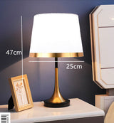 Bedroom Creative Simple Touch Night Light Table Lamp Horn white 0 - Tophatter Daily Deals