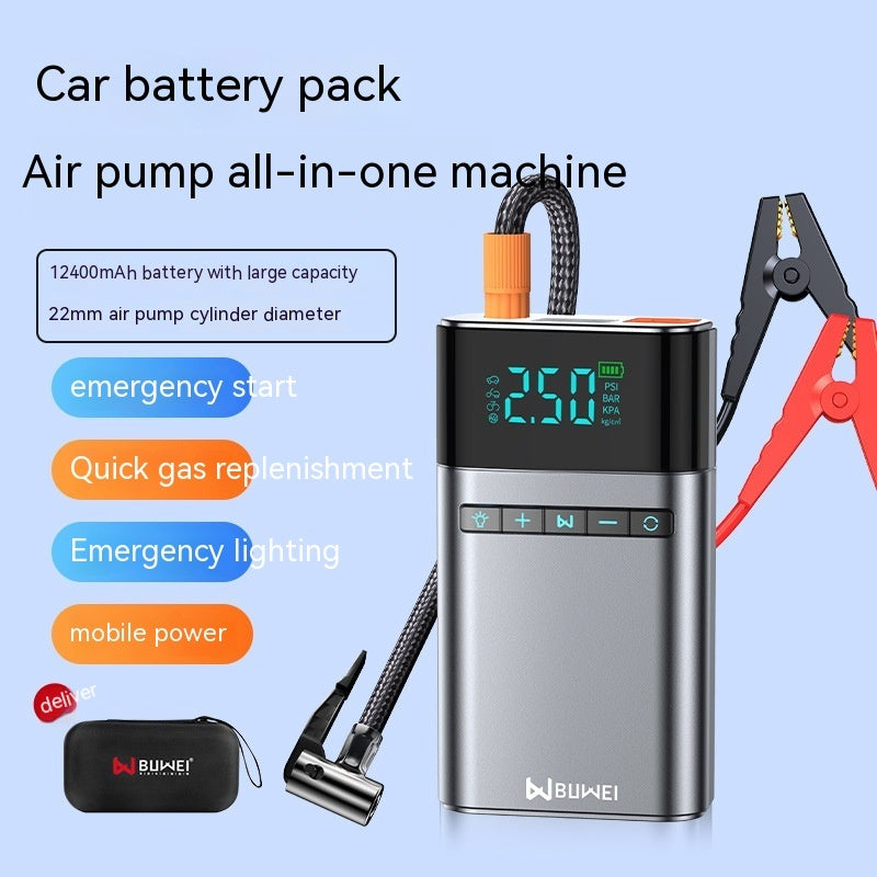 Automobile Emergency Start Power Source All-in-one Machine With Electric Treasure 0 - Tophatter Daily Deals