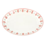 Gingerbread Ceramic Oval Plate | Festive Serving Platter for Christmas - 34cm Plate - Tophatter Daily Deals