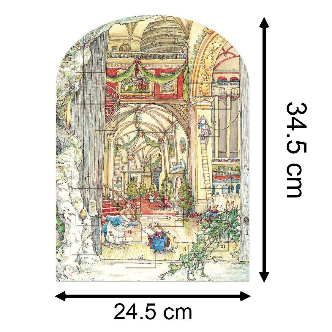Midwinter Preparations Advent Calendar | Traditional Christmas Advent Calendar Advent Calendar - Tophatter Daily Deals