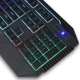 Backlit keyboard and mouse set 0 - Tophatter Daily Deals
