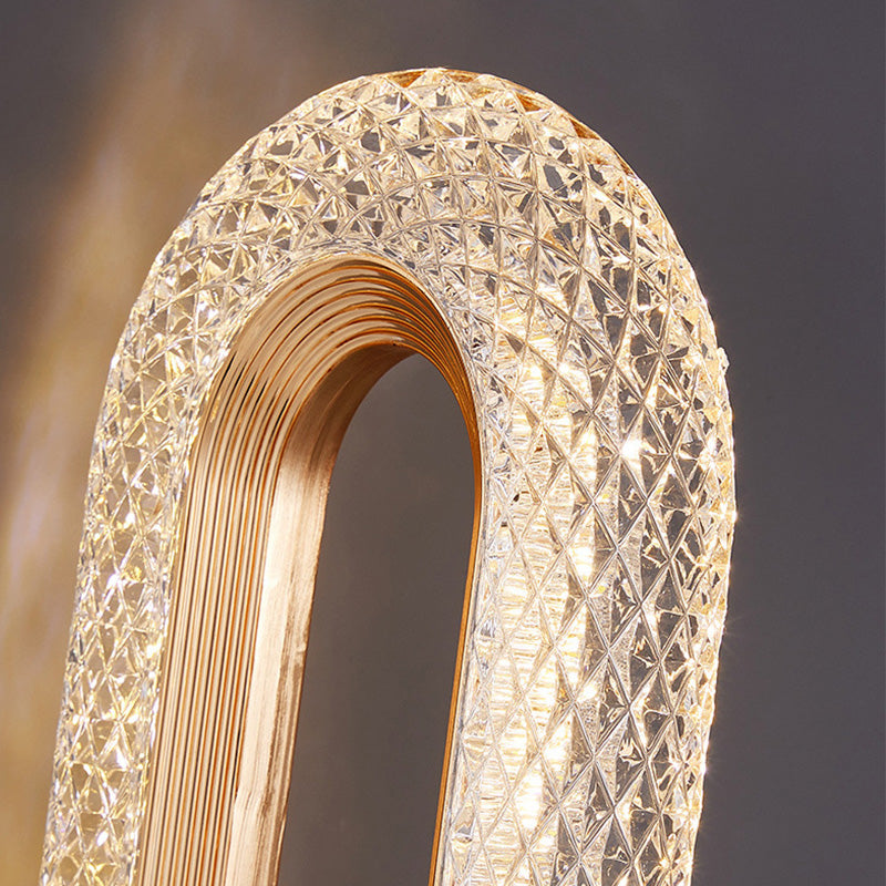 Acrylic Table Lamp With Led Crystal Light 0 - Tophatter Daily Deals