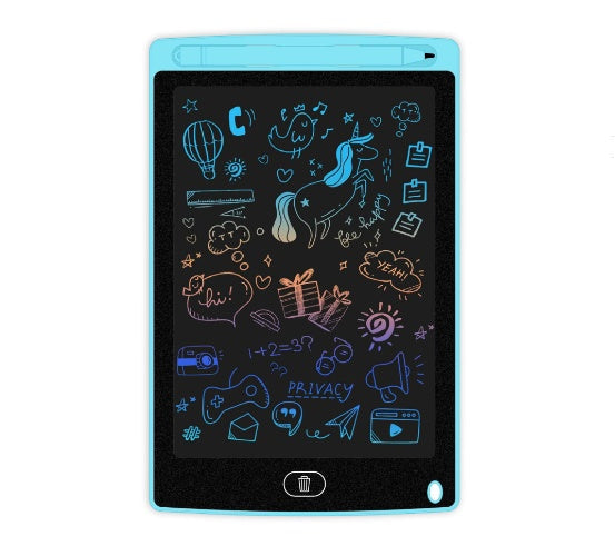 85-inch LCD Handwriting Board LCD Small Light Energy Blackboard 8.5inch colored sky blue 0 - Tophatter Daily Deals