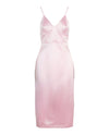 Gucci Silk Duchesse Midi Sleeveless Dress Pink Dresses - Tophatter Daily Deals