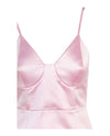 Gucci Silk Duchesse Midi Sleeveless Dress Dresses - Tophatter Daily Deals