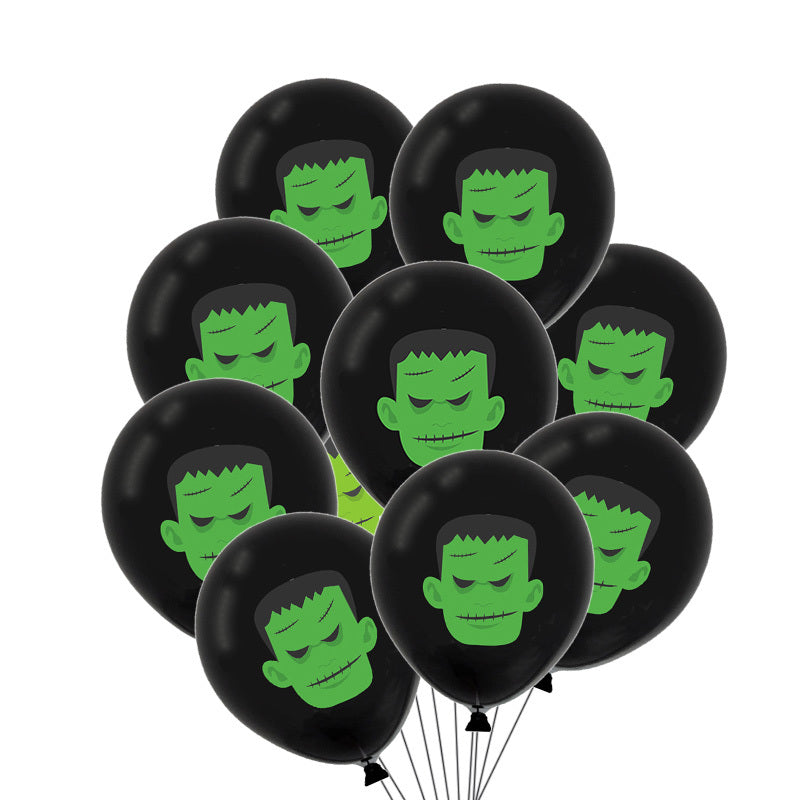Halloween Balloons Garland Kit Halloween 2025 Party Decor Hulk black 3D Changing Face Moving Picture Frame - Tophatter Daily Deals