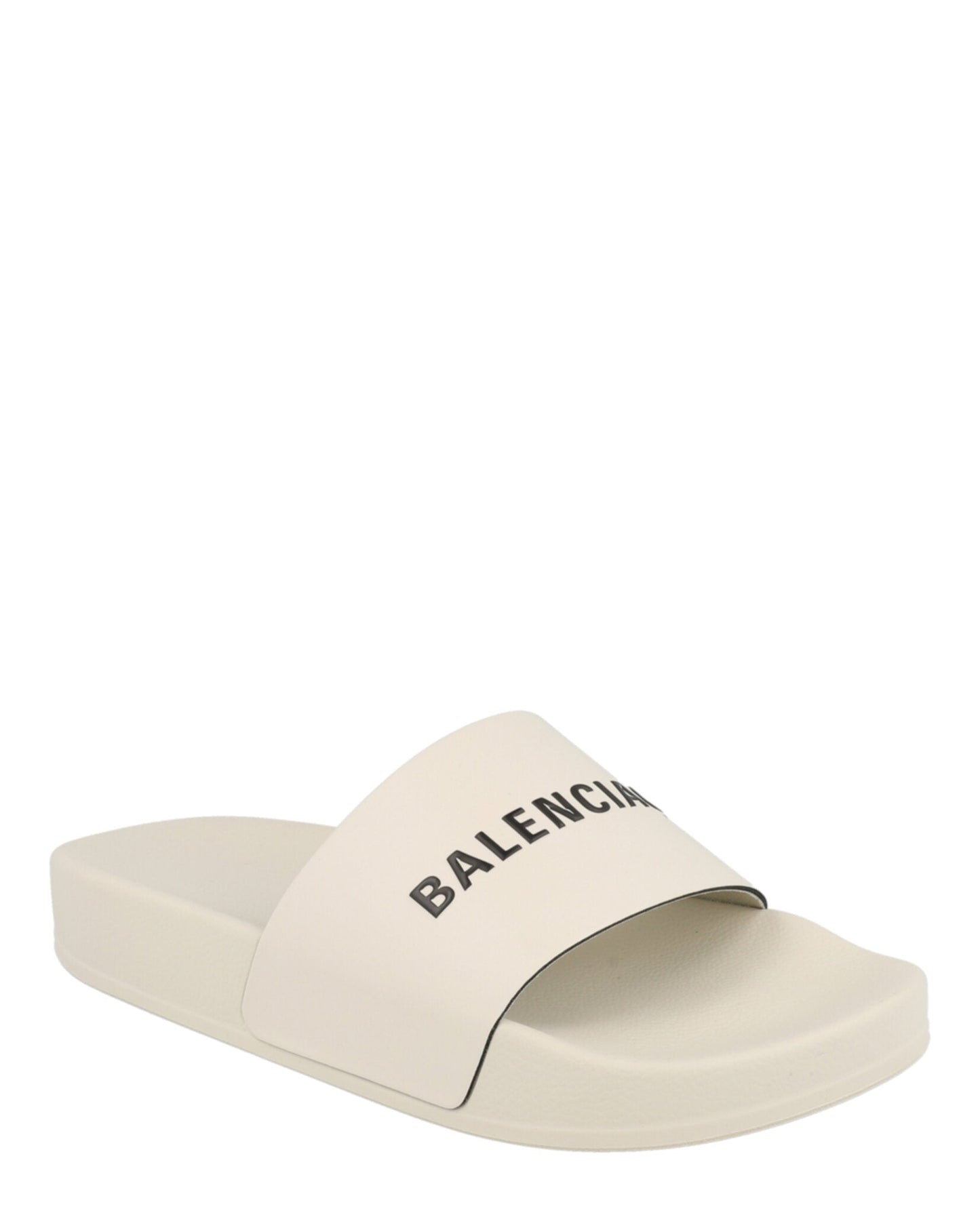 Balenciaga Logo Pool Slides Footwear - Tophatter Daily Deals