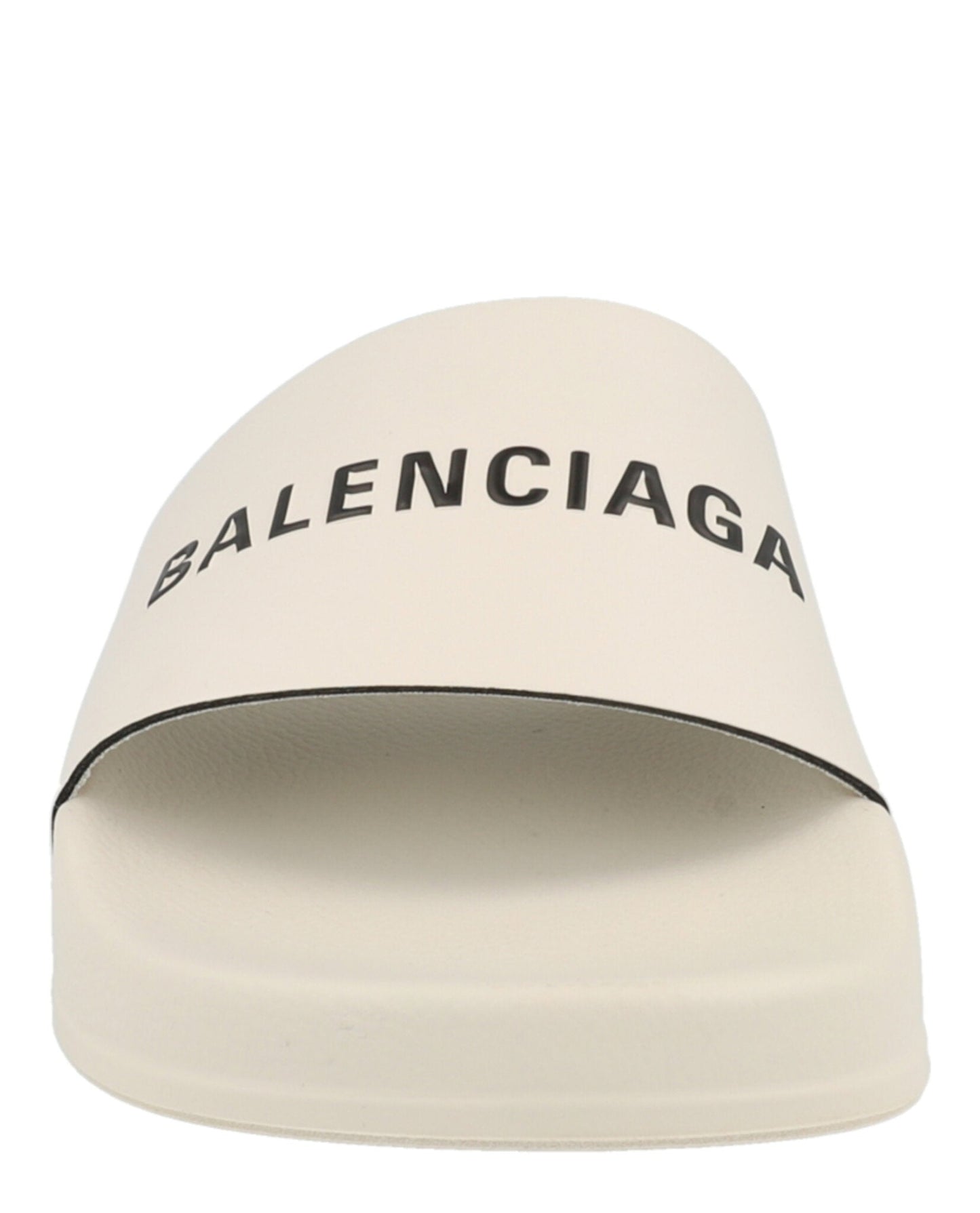 Balenciaga Logo Pool Slides Footwear - Tophatter Daily Deals