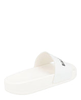 Balenciaga Logo Pool Slides Footwear - Tophatter Daily Deals