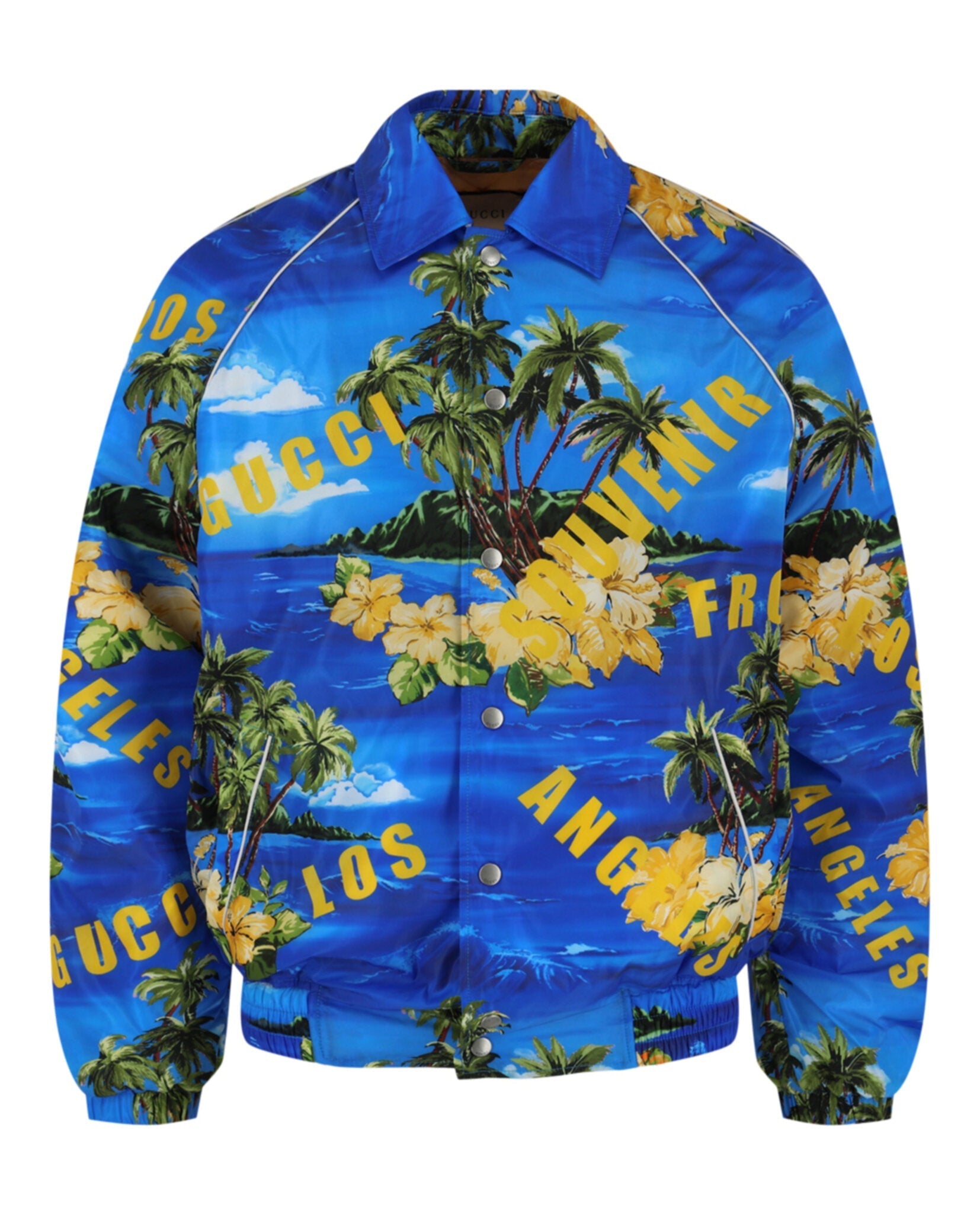 Gucci Printed Nylon Jacket Multi Jackets - Tophatter Daily Deals