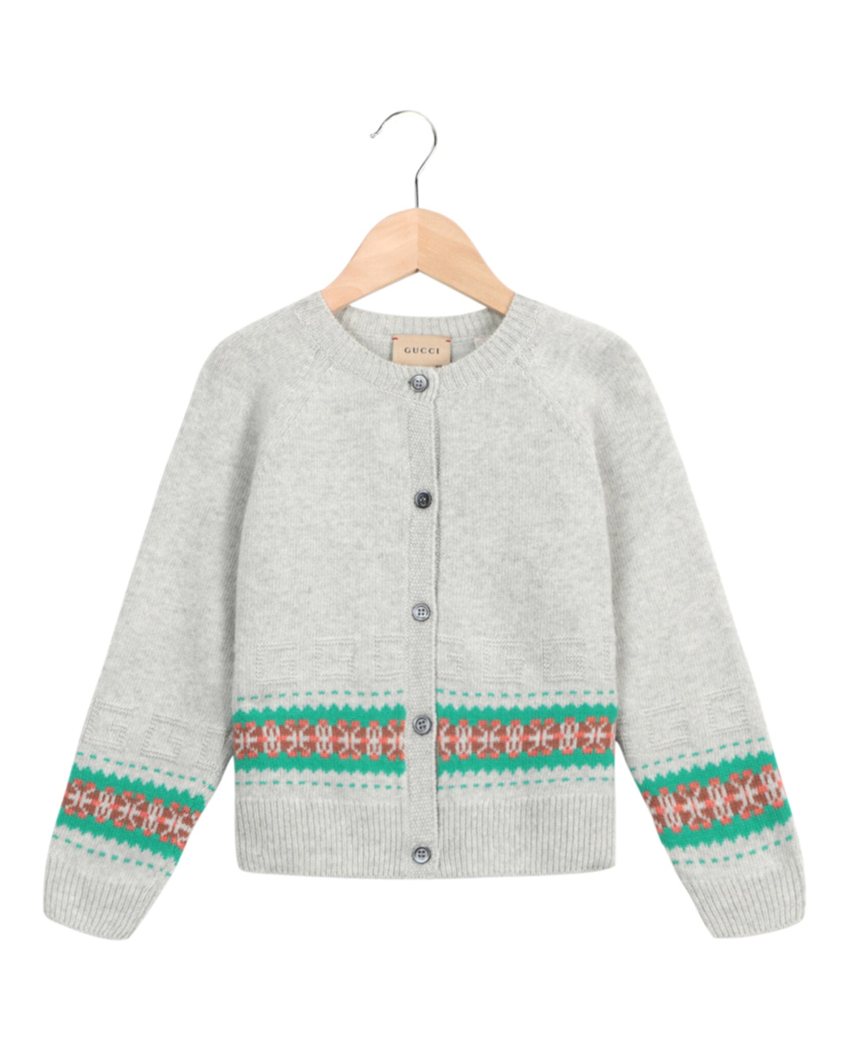 Gucci Wool Cardigan Grey Sweaters & Cardigans - Tophatter Daily Deals