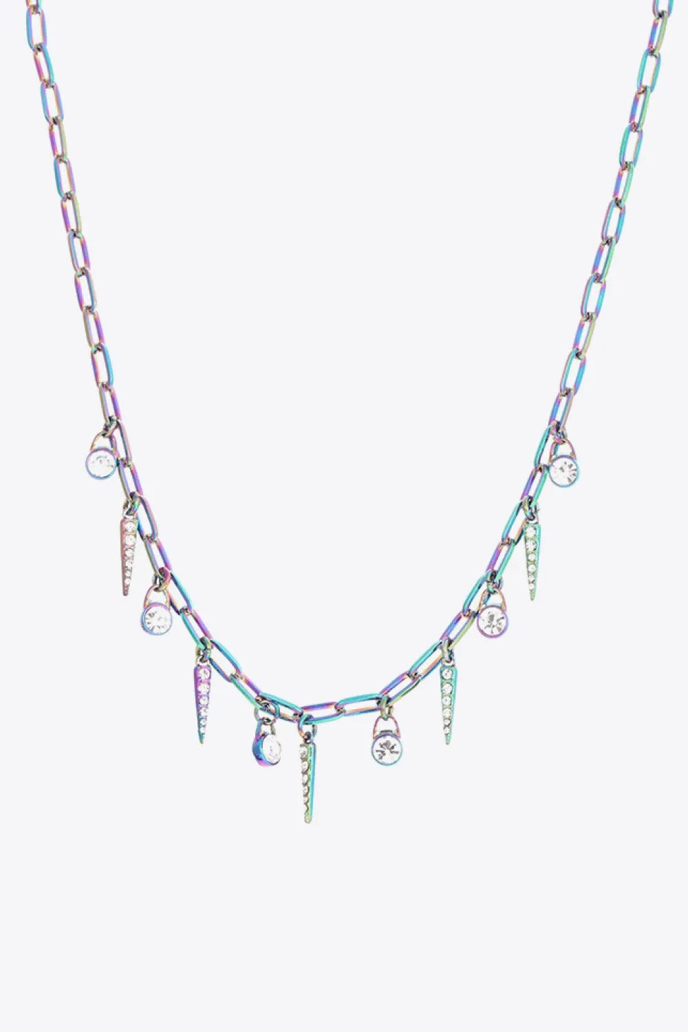 Colorful Multi-Charm Necklace Necklaces - Tophatter Daily Deals
