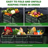Car Storage Bag Foldable Trunk Organizer with Ice Pack - Tophatter Daily Deals