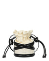 Alexander McQueen The Soft Curve Bag Ivory Black-696811-1AXAF-9290-10012-NS Bags - Tophatter Daily Deals
