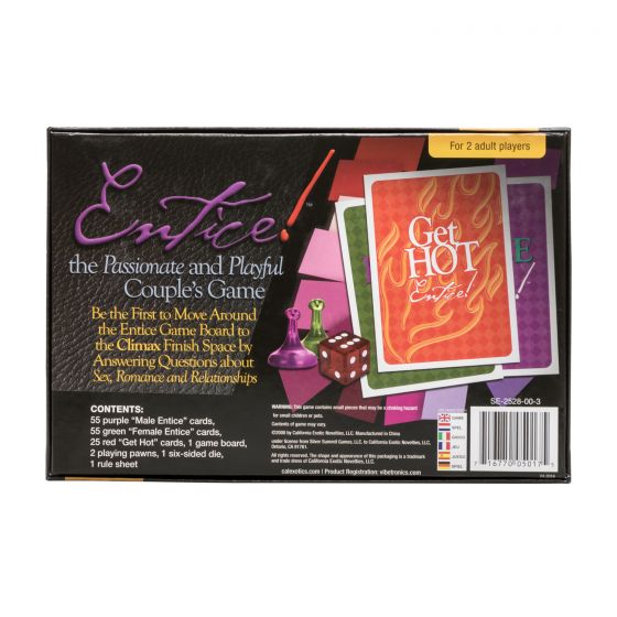 Entice! Sex Game for Couples Games - Tophatter Daily Deals