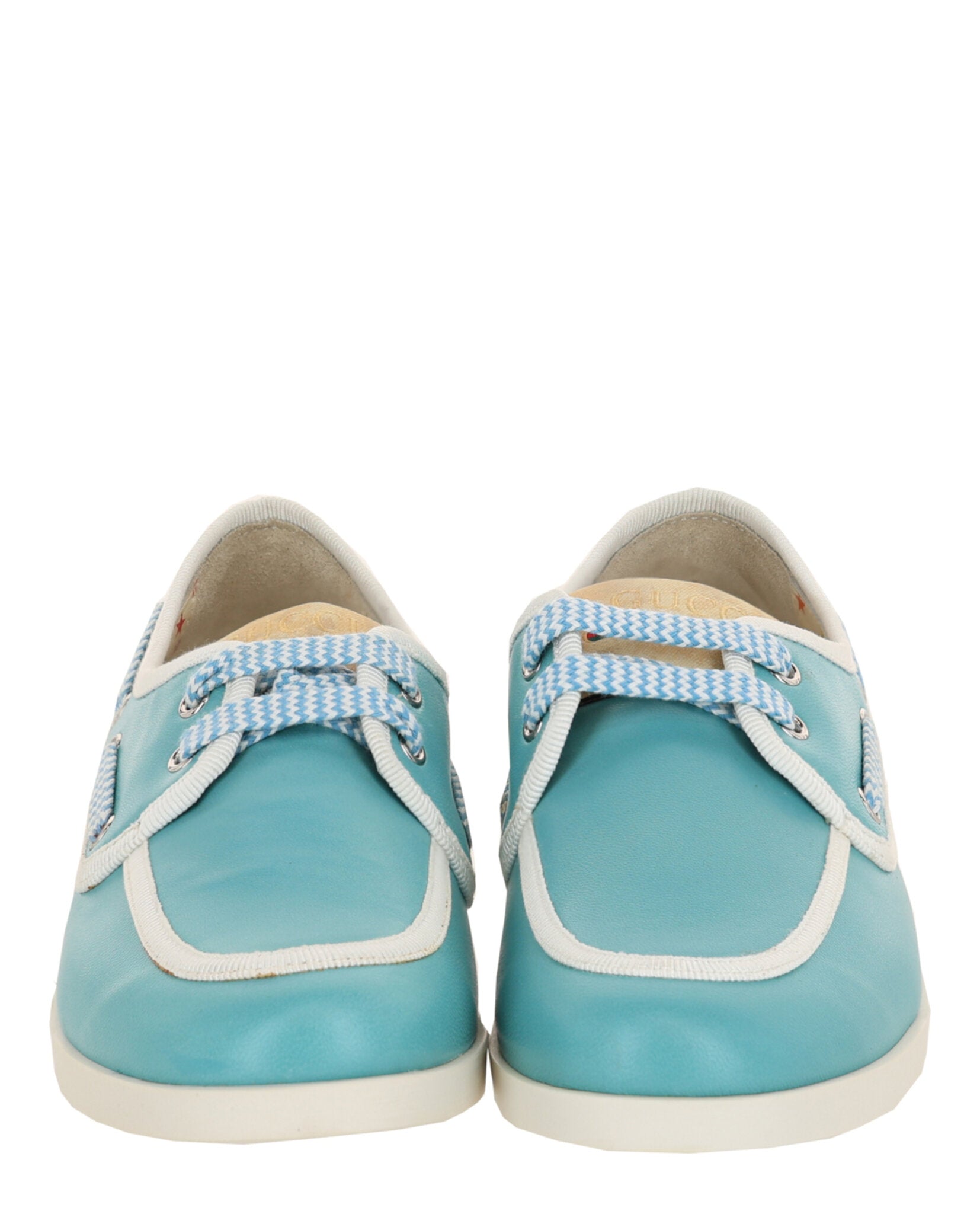 Gucci Leather Boat Shoes Footwear - Tophatter Daily Deals