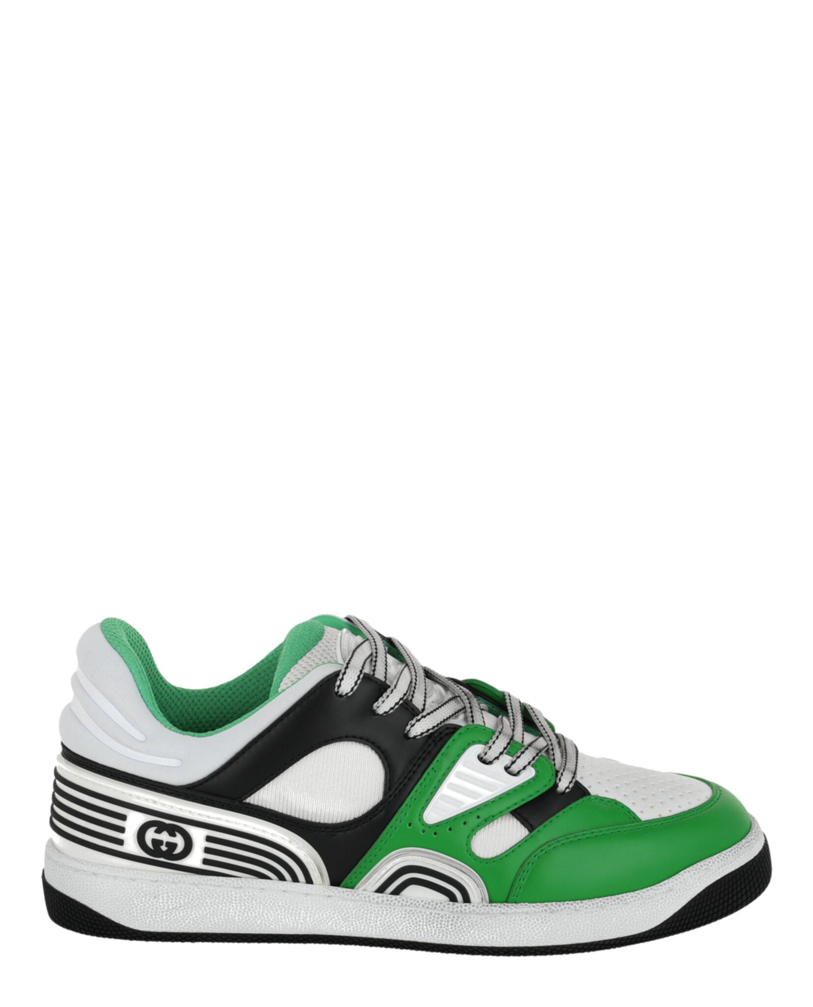 Gucci Basket Leather Low-Top Sneakers Multi Footwear - Tophatter Daily Deals