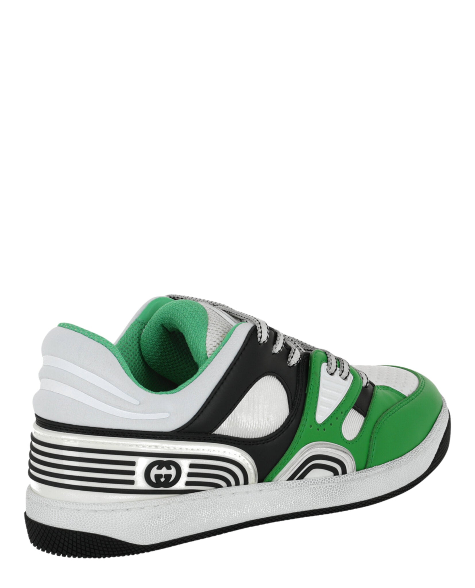 Gucci Basket Leather Low-Top Sneakers Footwear - Tophatter Daily Deals