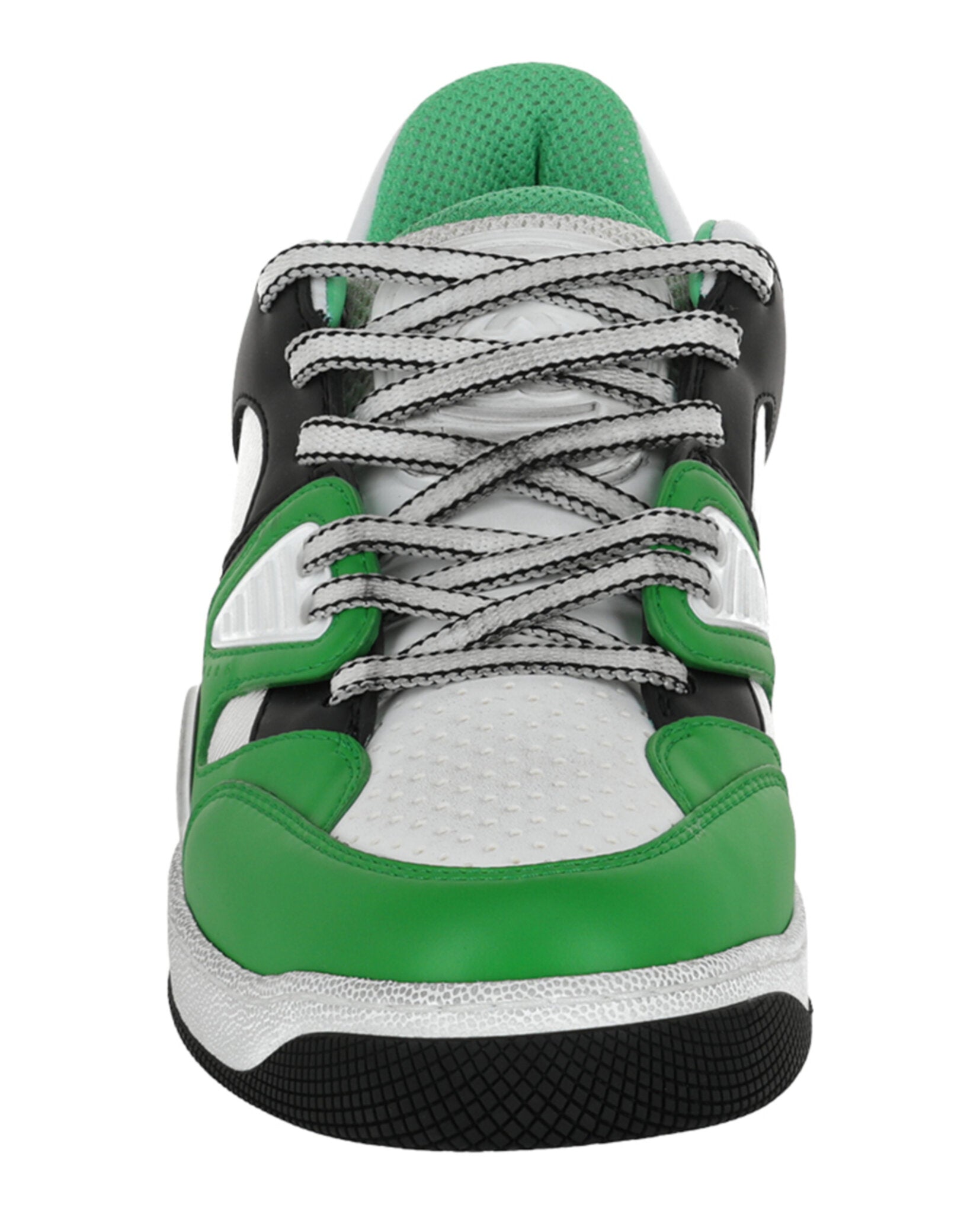 Gucci Basket Leather Low-Top Sneakers Footwear - Tophatter Daily Deals