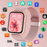 AI Voice Assistant Heart Rate Blood Pressure Blood Oxygen Sleep ZL54C Smart Watch 0 - Tophatter Daily Deals