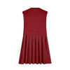 Pleated Round Neck Sleeveless Mini Dress Casual Dresses - Tophatter Daily Deals