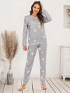 Star Top and Pants Lounge Set Heather Gray Loungewear Sets Apparel & Accessories Fast Shipping Free Shipping H#Y Lingerie Sleepwear Loungewear Loungewear Sets New Deals Sexy sexy lingerie Ship From Overseas Ship from USA USA USA STOCK - Tophatter Daily Deals And Savings